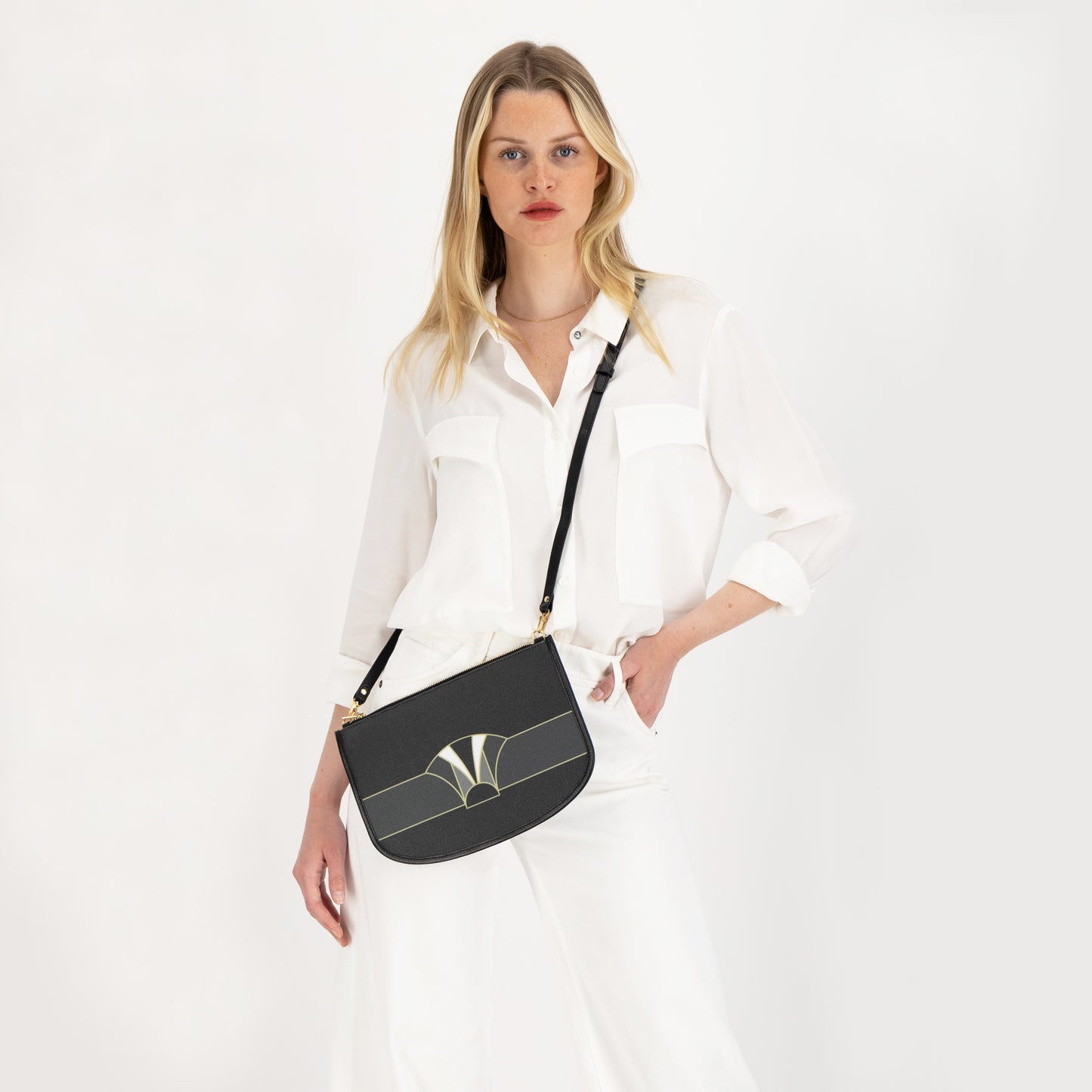 Lindy Hop Black - Pouch/Bag 2 shoulder straps