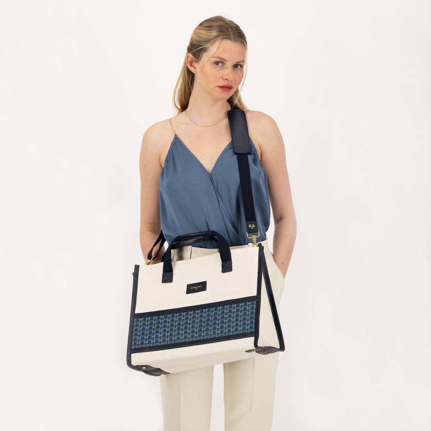 Nathalie Marine - Foldable tote