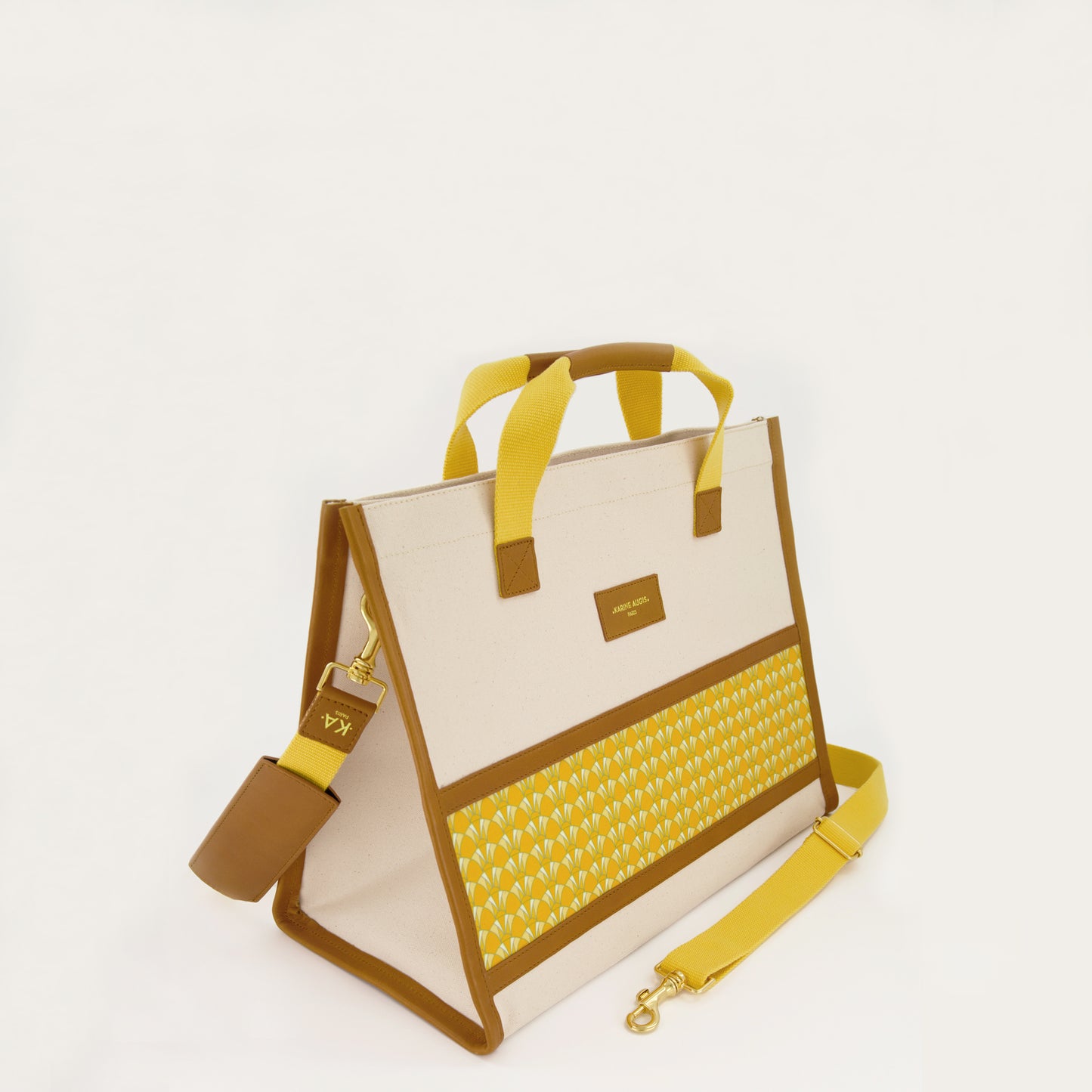 Nathalie Yellow - Foldable tote