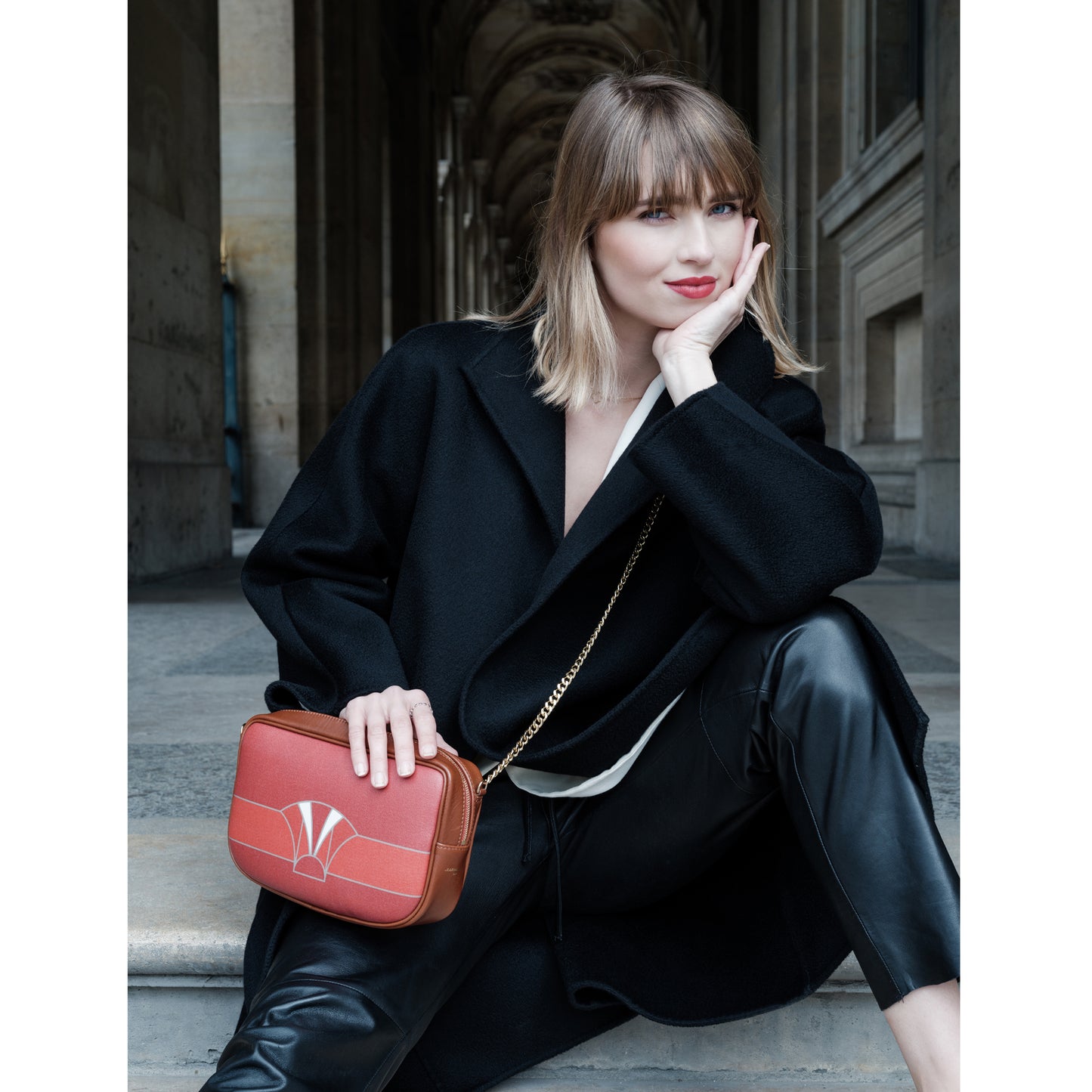 Rosalia Oak Red - Chain bag